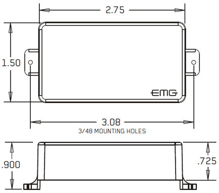 Instalarea pickup-urilor emg h, ha, 58, 60, 60a, 81, 85, 57, 66 - magazin online de pickup-uri