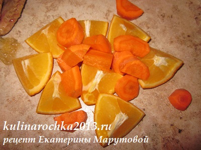 Качка з апельсинами