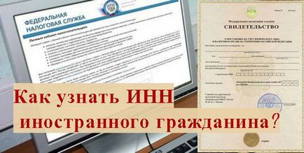 Дізнатися інн іноземного громадянина за паспортом, патенту і через держпослуги