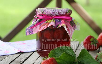 Szamóca jam a serpenyőben (lekvár) Eper lekvár egy serpenyőben