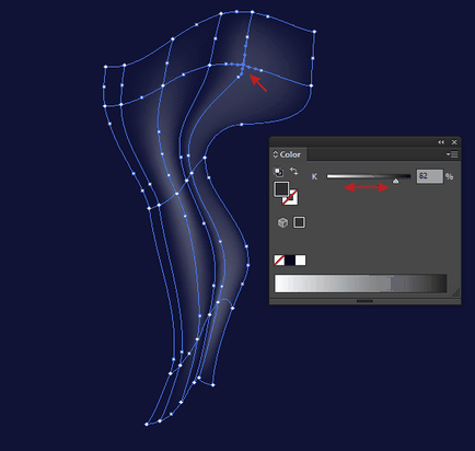 Vector fum în ilustrator Adobe