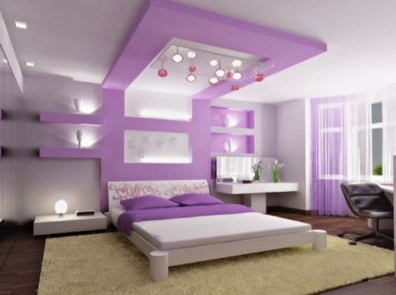 Alege culoarea tavanului pentru dormitor, fotografie, video, totul despre proiectarea și repararea casei
