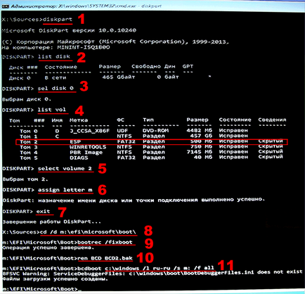 Restaurați ferestrele de boot 10 în modul uefi