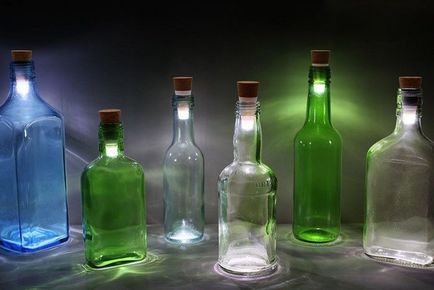 Друге життя скляних пляшок 8 ідей - натхнення