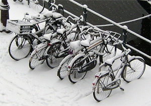 Зберігання велосипеда взимку