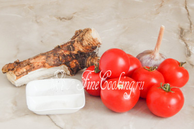 Чортівня з помідорами на зиму - рецепт з фото