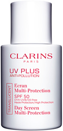 Ecran de protectie pentru fata UV plus anti-poluare spf 50 din clarine - articole noi - il de boté -