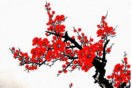 Florile acoperite de zăpadă din China, poezii de parfumuri