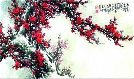 Florile acoperite de zăpadă din China, poezii de parfumuri