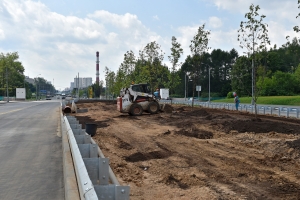 Завершується будівництво естакади на розв'язці МКАД з профспілковою вулицею