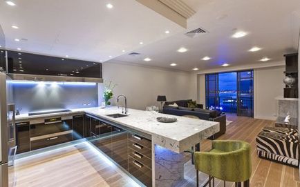 Poză de lichid pentru bucătărie în ideile de design apartament de apartament