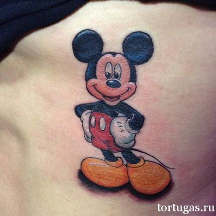 Semnificația unui tatuaj al unui mouse mickey, tattoo parlor - un tartuga - 24 de ore