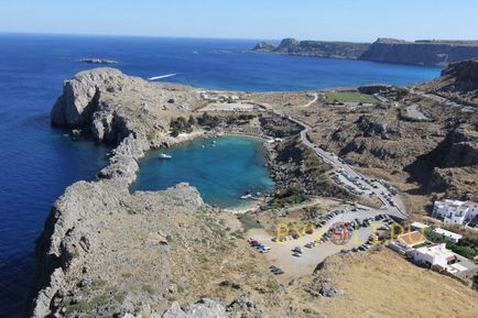 Akropolisz Lindos Rodosz, fotók, videók, hogyan juthat