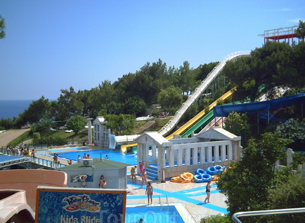 Aquapark planeta de apă (planeta de apă), curcan alanya