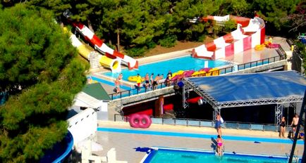 Aquapark în Alanya - planetă de apă - curcan