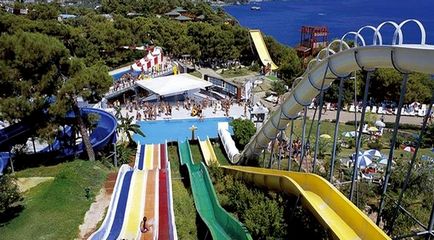 Aquapark în Alanya - planetă de apă - curcan