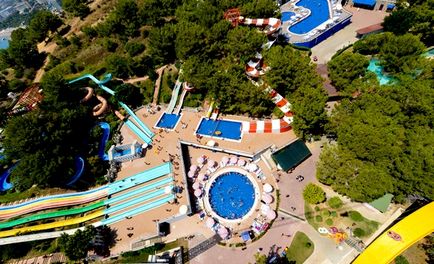 Aquapark în Alanya - planetă de apă - curcan