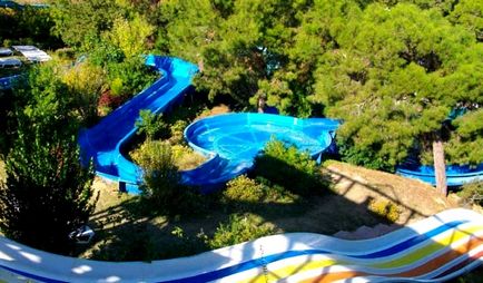 Aquapark în Alanya - planetă de apă - curcan