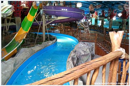 Vízipark Kieve Dream Town (vízi vidámpark) A vízi park Kijevben Dream Town