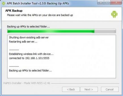 Apk batch installer tool резервне копіювання і відновлення з використанням wifi і пк