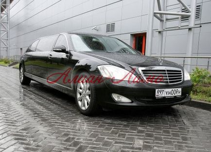 Închiriați un Mercedes pulman (mercedes pullman) la Moscova