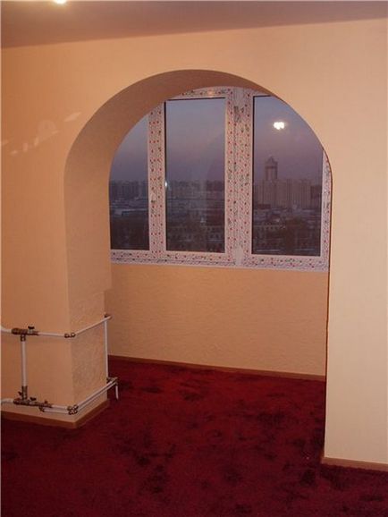 Arch pe balcon - arcade foto și cum să vă faceți propriile mâini