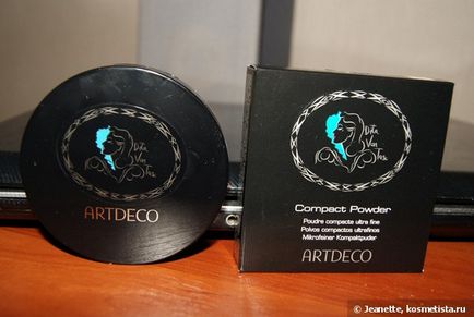 Artdeco compact powder collection by dita von teese (українська версія пудри) відгуки