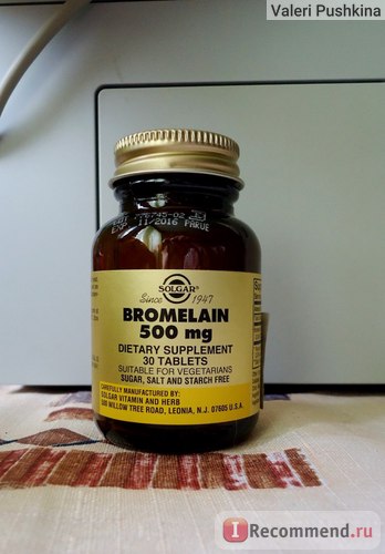 Bad solgar bromelain 500 mg bromelain - 