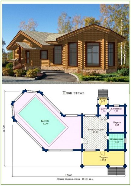 Szauna medencével néhány tervezési lehetőségeket és árnyalatok épület