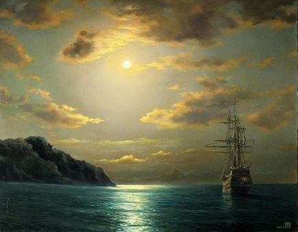 Puterea nerestricționată, infinitatea și unicitatea mării în picturile pictorilor marini - Târg