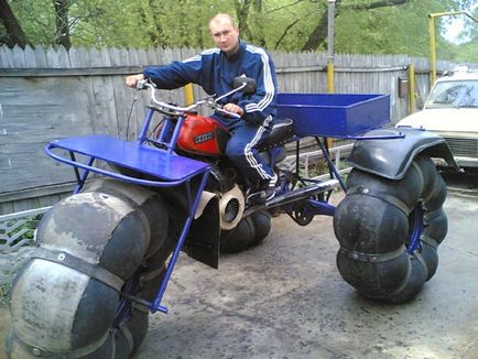 Swamp babakocsik alapján Ural motorkerékpár kezével
