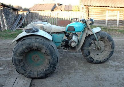Swamp babakocsik alapján Ural motorkerékpár kezével