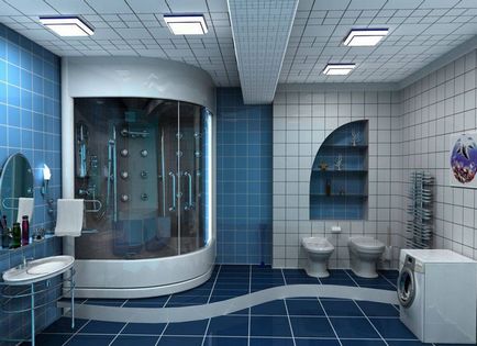 Велика ванна кімната-дизайн і фото як орієнтири при проектуванні інтер'єру