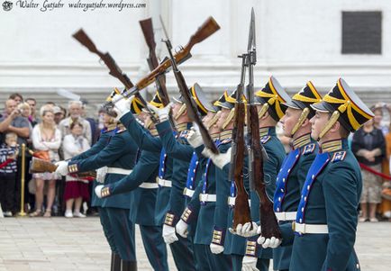 Az ünnepélyes lovas válás a Kremlben, fotoblog