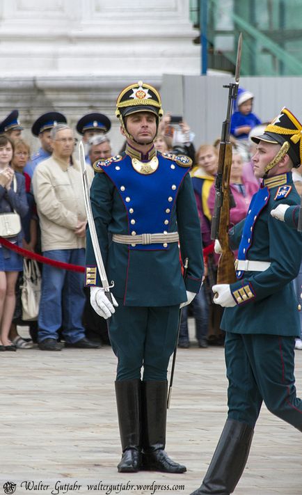 Az ünnepélyes lovas válás a Kremlben, fotoblog