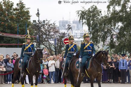 Az ünnepélyes lovas válás a Kremlben, fotoblog