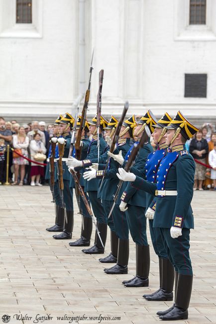 Az ünnepélyes lovas válás a Kremlben, fotoblog