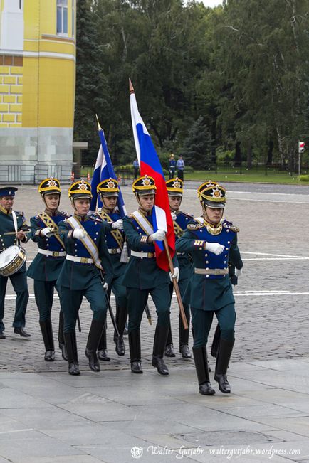 Az ünnepélyes lovas válás a Kremlben, fotoblog