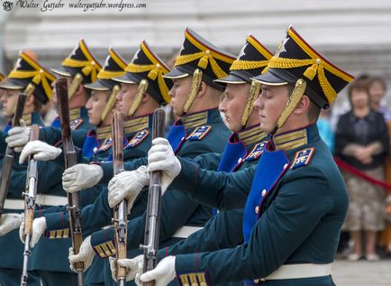 Az ünnepélyes lovas válás a Kremlben, fotoblog