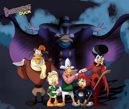 Чорний плащ як явище, darkwing duck, серіал чорний плащ