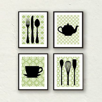 konyhái belsőépítészeti saját kezűleg (inlay) konyha kezét Decor