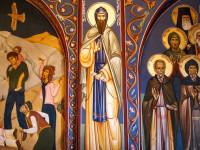 A működő ortodox kolostor Ostrog Montenegróban (börtönben) A működő ortodox kolostor Ostrog Montenegróban