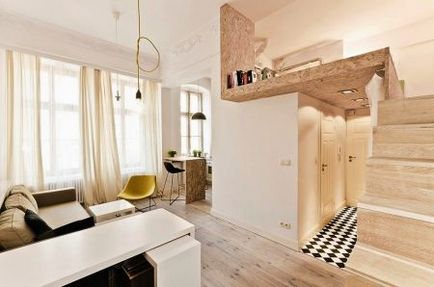 Design stúdió apartman 20 négyzetméter (105 fotó) konyha-nappali, szoba elrendezése