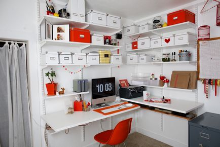 Biroul de acasă cum să se potrivească tot ceea ce aveți nevoie într-un spațiu mic - sfaturi utile