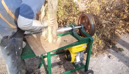 Despicator de lemn cu mâinile proprii cum se face un separator mecanic de lemn, ce motor este necesar pentru un despicator de lemn