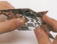 Mozgó origami bűvös csillag