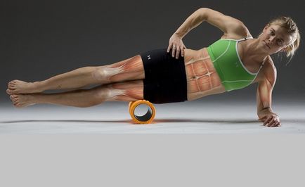 Exerciții eficiente pentru relaxarea mușchilor cu un cilindru de masaj