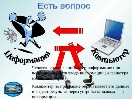 Elektronikus oktatási források (ESM), a leckét az informatika „, hogyan kell viselkedni egy számítógépes laborban