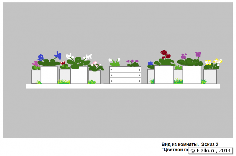 Floristica, pervazul ferestrei si violetele