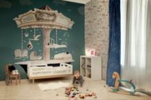 Falfestmény a belső gyermek szobájában